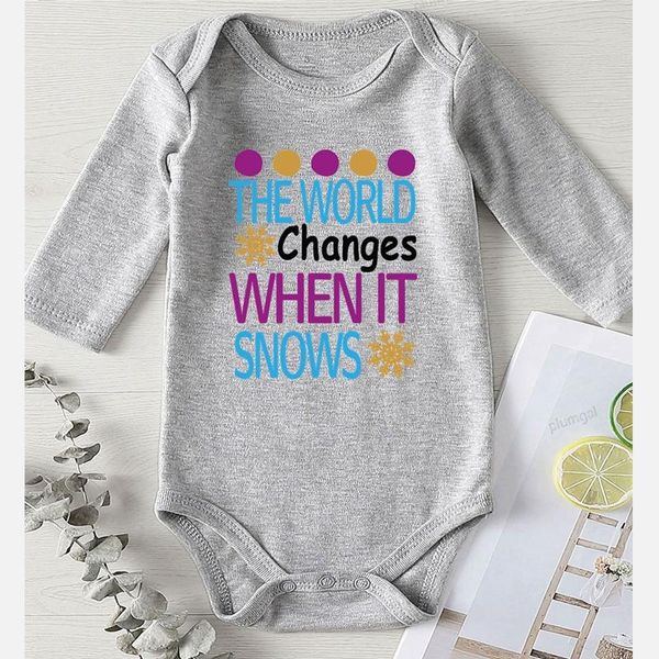 jumpsuits baby bodysuits cotton born boys winter clothes infant girl clothing 0-24 months the world changes when it snows prints, Blue
jumpsuits baby bodysuits cotton born boys winter clothes infant girl clothing 0-24 months the world changes when it snows prints, Blue