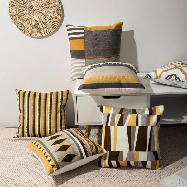 bohemian cotton thickened full of geometric stripes wool embroidered pillowcase exquisite towel cushion cover cushion/decorative pillow
bohemian cotton thickened full of geometric stripes wool embroidered pillowcase exquisite towel cushion cover cushion/decorative pillow
