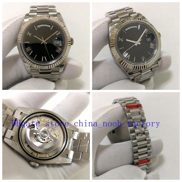 8 style automatic cal.3255 men watches men's 40mm black dial roman 228239 228206 day date ii blue time platinum wristwatches watch, Slivery;brown
8 style automatic cal.3255 men watches men's 40mm black dial roman 228239 228206 day date ii blue time platinum wristwatches watch, Slivery;brown