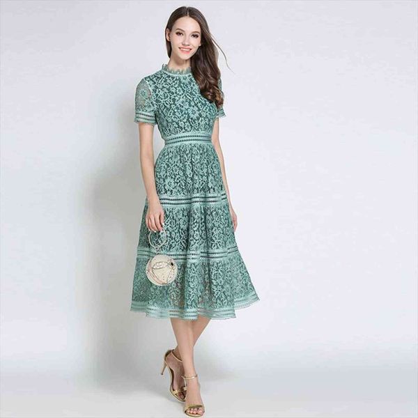 summer elegant women dress slim hollow out a line lace midi self portrait vestidos green white pink, Black;gray
summer elegant women dress slim hollow out a line lace midi self portrait vestidos green white pink, Black;gray