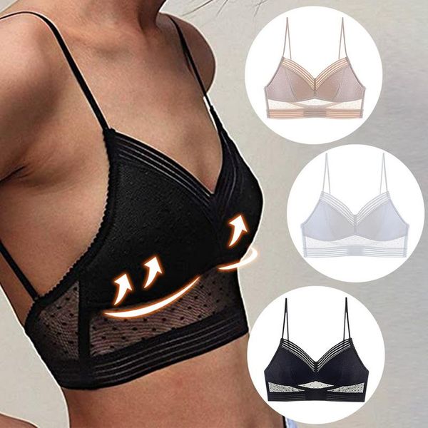 camisoles & tanks u backless invisible bra underwear without stones thin triangle cup with lace mesh wireless women lingerie 2021, Black;white
camisoles & tanks u backless invisible bra underwear without stones thin triangle cup with lace mesh wireless women lingerie 2021, Black;white