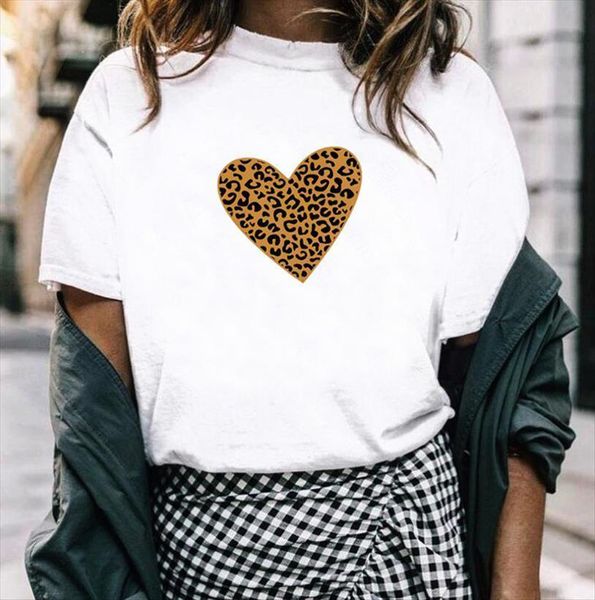 leopard heart print womens t shirt short sleeve o neck loose ladies fashion tee clothes camisetas mujer, White
leopard heart print womens t shirt short sleeve o neck loose ladies fashion tee clothes camisetas mujer, White