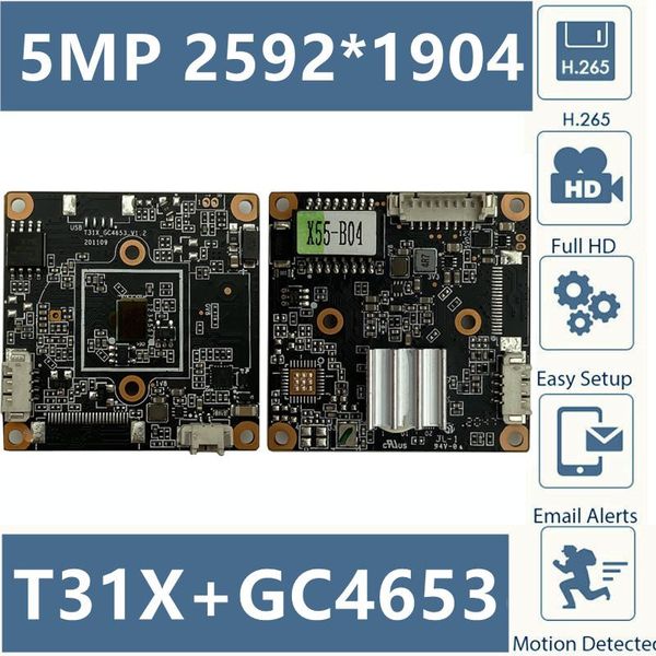 cameras 5mp t31x+gc4653 ip camera module board 2592*1904 20fps onvif motion detection 38*38mm mic audio interface with radiator
cameras 5mp t31x+gc4653 ip camera module board 2592*1904 20fps onvif motion detection 38*38mm mic audio interface with radiator