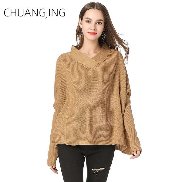 women's sweaters casual knitted sweater women winter solid v-neck long sleeve loose plus size autumn fashion streetwear ladies, White;black
women's sweaters casual knitted sweater women winter solid v-neck long sleeve loose plus size autumn fashion streetwear ladies, White;black