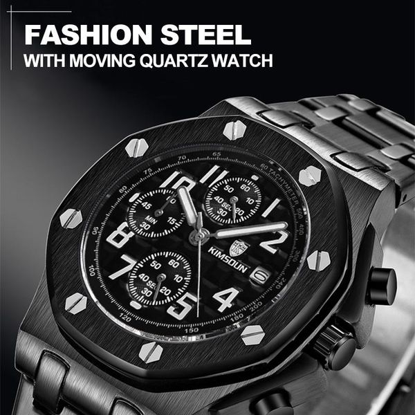 wristwatches chronograph military watch brand kimsdun luxury quartz men watches waterproof sport wristwatch 2021 relogio masculino, Slivery;brown
wristwatches chronograph military watch brand kimsdun luxury quartz men watches waterproof sport wristwatch 2021 relogio masculino, Slivery;brown