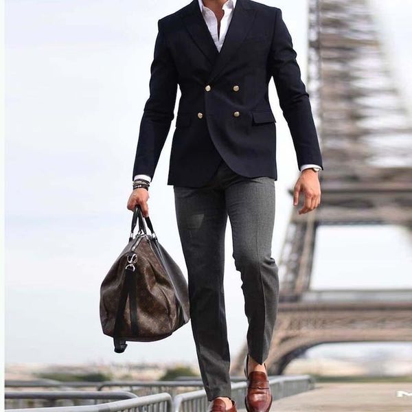 men's suits & blazers 2021 navy blue peaked lapel man tuxedos double breasted men suit for wedding smart business casual street blazer, White;black
men's suits & blazers 2021 navy blue peaked lapel man tuxedos double breasted men suit for wedding smart business casual street blazer, White;black