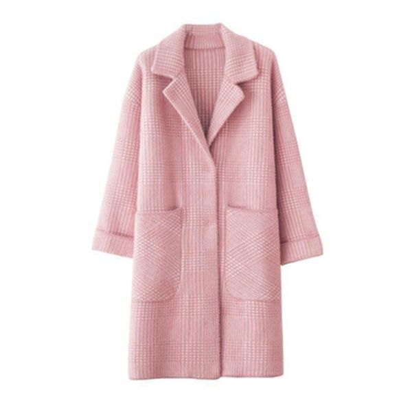women's fur & faux 2021 autumn winter coats arrivals striped plaid female overcoats imitation mink trendy lady long, Black
women's fur & faux 2021 autumn winter coats arrivals striped plaid female overcoats imitation mink trendy lady long, Black