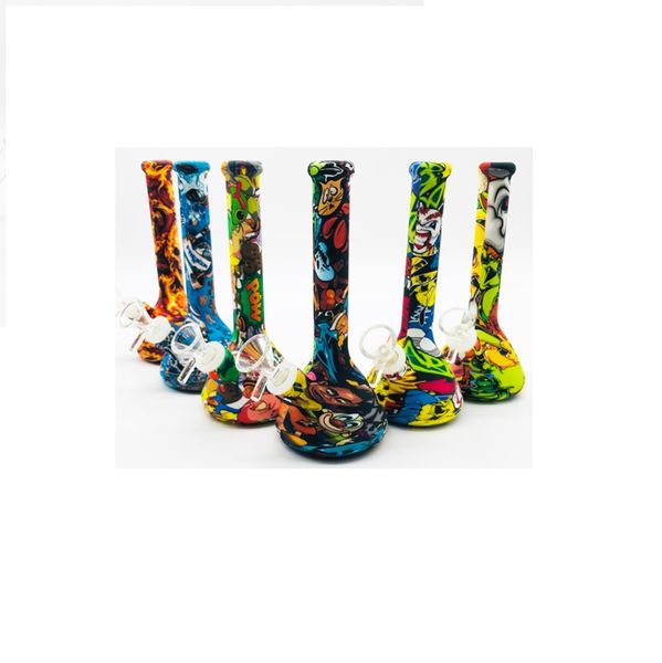 beaker base water pipes selling printing silicone bongs for smoke unbreakable silicone water pipe for smoking bongs 10pcs
beaker base water pipes selling printing silicone bongs for smoke unbreakable silicone water pipe for smoking bongs 10pcs