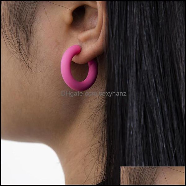 stud earrings jewelry fashion candy color acrylic women c shaped retro ear rings for party gift earring hoop aessories wholesale drop delive, Golden;silver 
stud earrings jewelry fashion candy color acrylic women c shaped retro ear rings for party gift earring hoop aessories wholesale drop delive, Golden;silver
