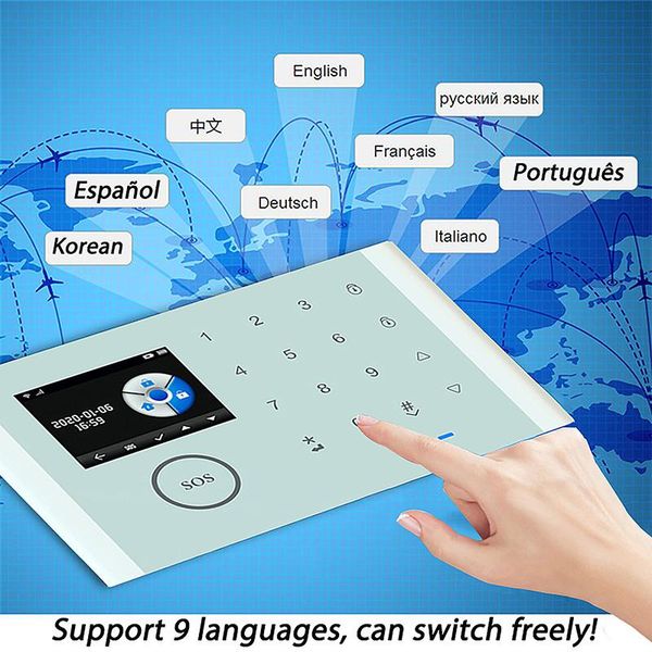 wifi gsm alarm system wireless & wired detectors smart home relay output app english/russian/spanish/france/italian systems
wifi gsm alarm system wireless & wired detectors smart home relay output app english/russian/spanish/france/italian systems