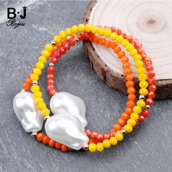 charm bracelets bohemian big baroque resin pearl for women trendy small faceted crystal beads ladies statement jewelry bc334, Golden;silver
charm bracelets bohemian big baroque resin pearl for women trendy small faceted crystal beads ladies statement jewelry bc334, Golden;silver