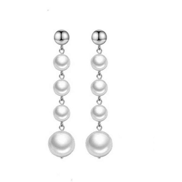 925 sier korean jewelry long pearl earrings creative tassel earrings earring stud, Golden
925 sier korean jewelry long pearl earrings creative tassel earrings earring stud, Golden