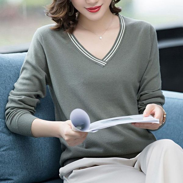 v neck knitted pullover casual women sweater autumn pull jumper long sleeve ladies short paragraph bottoming shirt, White;black
v neck knitted pullover casual women sweater autumn pull jumper long sleeve ladies short paragraph bottoming shirt, White;black