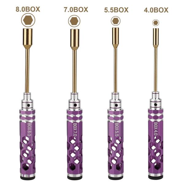 precision screwdrivers hexagonal titanium plated sleeve model airplane tools 4pcs red purple stainless steel 4.0-5.5-7.0-8.0mm hand
precision screwdrivers hexagonal titanium plated sleeve model airplane tools 4pcs red purple stainless steel 4.0-5.5-7.0-8.0mm hand