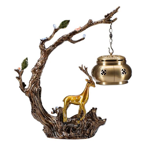 large copper incense burner hanging home tea ceremony stove creative deer wierook waterval buddhist supplies ef50xl fragrance lamps
large copper incense burner hanging home tea ceremony stove creative deer wierook waterval buddhist supplies ef50xl fragrance lamps