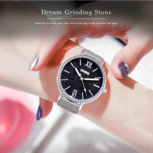 montres femmes 2021 luxe watches starry sky female clock quartz wristwatch fashion ladies watch rhinestone case wristwatches, Slivery;brown
montres femmes 2021 luxe watches starry sky female clock quartz wristwatch fashion ladies watch rhinestone case wristwatches, Slivery;brown