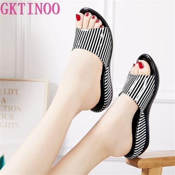 gktinoo slipper's ladies slippers women wees heels striped fashion summer shoes geuine leather 210310, Black
gktinoo slipper's ladies slippers women wees heels striped fashion summer shoes geuine leather 210310, Black