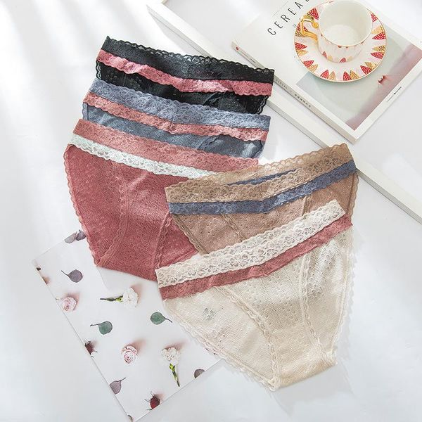 four seasons multi - color original low waist lace cotton underwear for women breathable traceless belly contracting briefs women's pan, Black;pink
four seasons multi - color original low waist lace cotton underwear for women breathable traceless belly contracting briefs women's pan, Black;pink