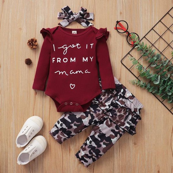 clothing sets fashion toddler infant baby kids girls long sleeve letter printed romper+printed ruffles pants+headband 3 piece outfits sets#g, White
clothing sets fashion toddler infant baby kids girls long sleeve letter printed romper+printed ruffles pants+headband 3 piece outfits sets#g, White