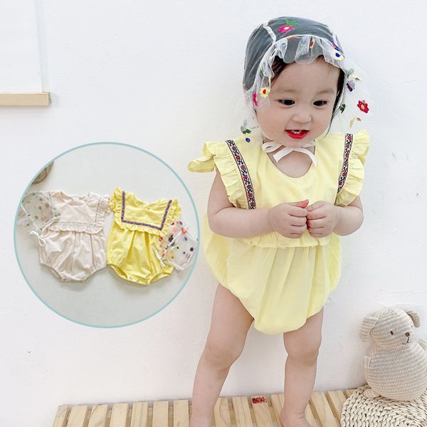 toddler baby girl fashion summer new clothes cotton navy collar bodysuit kid girl soft pattern embroidery bodysuits with hat 210413, White
toddler baby girl fashion summer new clothes cotton navy collar bodysuit kid girl soft pattern embroidery bodysuits with hat 210413, White