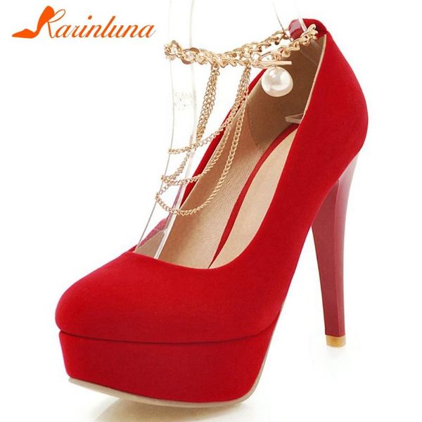 dress shoes karin elegant female slip on party brand pumps pearl chain high heels flock women spring, Black
dress shoes karin elegant female slip on party brand pumps pearl chain high heels flock women spring, Black