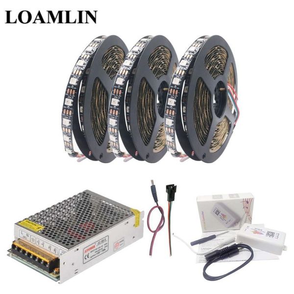 strips ws2812b ws2812 rgb led strip light+ sp107e bluetooth music controller +dc5v transformer 5m 10m 15m 20m kit
strips ws2812b ws2812 rgb led strip light+ sp107e bluetooth music controller +dc5v transformer 5m 10m 15m 20m kit
