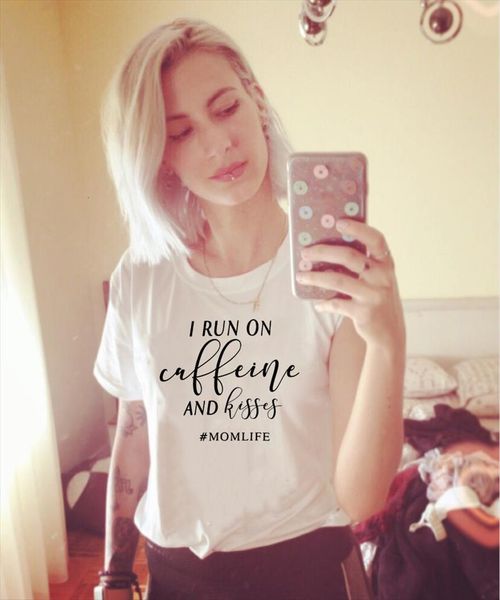 i run on caffeine and women t shirts kisses tumblr grunge tshirts fashion aesthetic art mom life summer short, White
i run on caffeine and women t shirts kisses tumblr grunge tshirts fashion aesthetic art mom life summer short, White