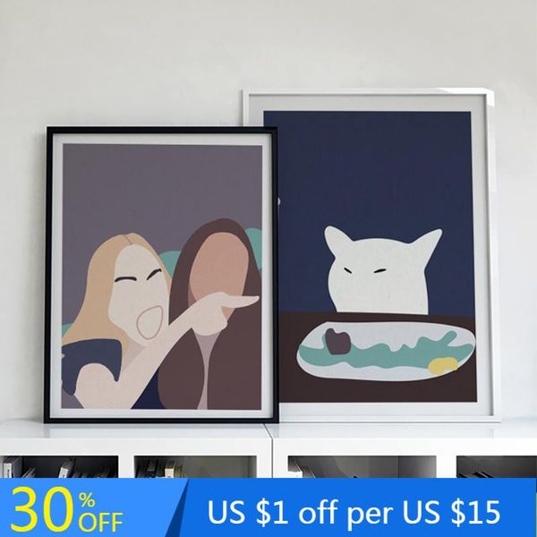 paintings modern cartoon posters and prints cute cat eat food canvas painting home decor wall pictures for living room bedroom cuadros
paintings modern cartoon posters and prints cute cat eat food canvas painting home decor wall pictures for living room bedroom cuadros