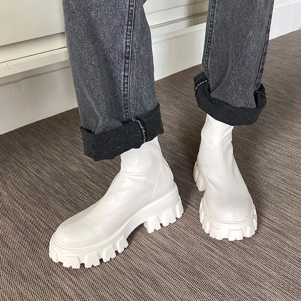boots women ankle platform leather winter shoes warm fur high heels short round toe back zipper footwear, Black
boots women ankle platform leather winter shoes warm fur high heels short round toe back zipper footwear, Black