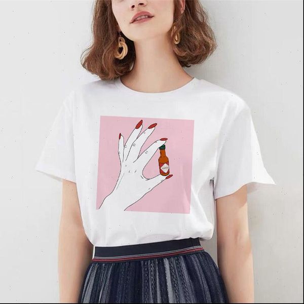women t shirts summer fashion female tees graphic shirt kawaii camisas mujer korean clothes, White
women t shirts summer fashion female tees graphic shirt kawaii camisas mujer korean clothes, White