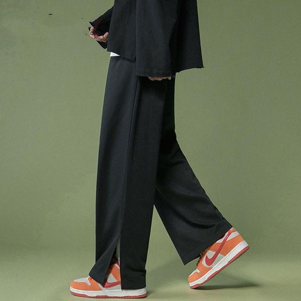 men's pants ins sportswear joggers fashion cargo sweatpants loose elastic waist brand trousers cotton side split casual men long, Black
men's pants ins sportswear joggers fashion cargo sweatpants loose elastic waist brand trousers cotton side split casual men long, Black