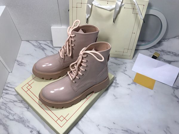 

Women's high-top boots beautiful Pink girl winter shoes new design fashion out sole luxury boot Heighten Shiny upper shoe, Red