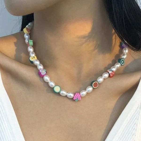 pendant necklaces baroque pearls necklace cute fruit strawberry personality clavicle for women jewelry, Silver
pendant necklaces baroque pearls necklace cute fruit strawberry personality clavicle for women jewelry, Silver