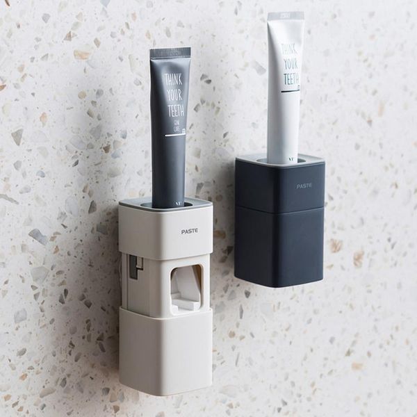 design automatic toothpaste dispenser wall mounted toothbrush holder rack bathroom accessories set squeezer holders
design automatic toothpaste dispenser wall mounted toothbrush holder rack bathroom accessories set squeezer holders
