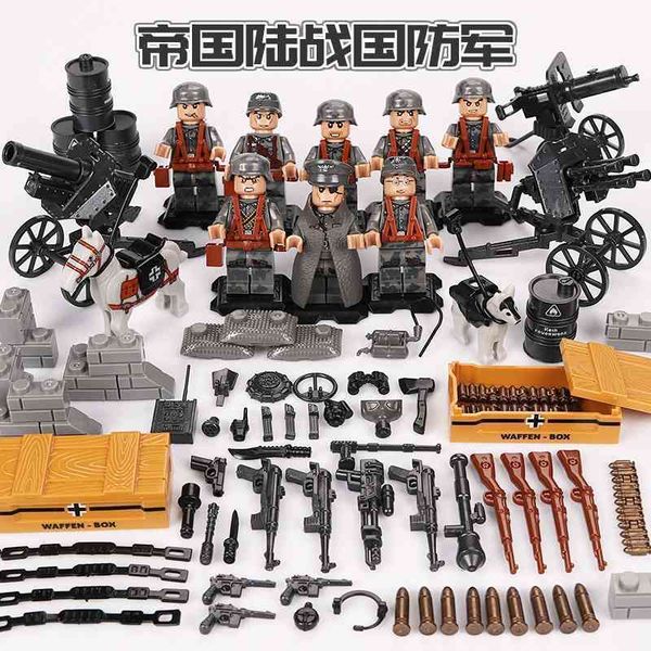 model building kits kitsmilitary building block man small particle children assembled puppet soldier suit special police jeep weapon toy
model building kits kitsmilitary building block man small particle children assembled puppet soldier suit special police jeep weapon toy