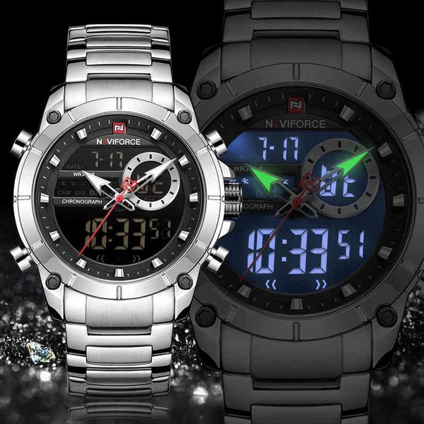 naviforce watches for men luxury brand fashion sport mens watch stainless steel waterproof quartz wristwatch male clock 210517, Slivery;brown
naviforce watches for men luxury brand fashion sport mens watch stainless steel waterproof quartz wristwatch male clock 210517, Slivery;brown