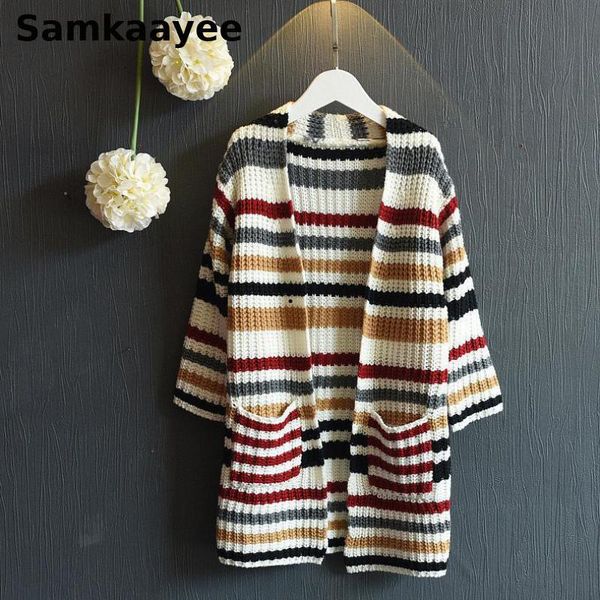 pullover 3-9y kids sweater cardigan spring autumn girls knitted clothing children striped v-neck clothes pockets long knitwear y38, Blue
pullover 3-9y kids sweater cardigan spring autumn girls knitted clothing children striped v-neck clothes pockets long knitwear y38, Blue