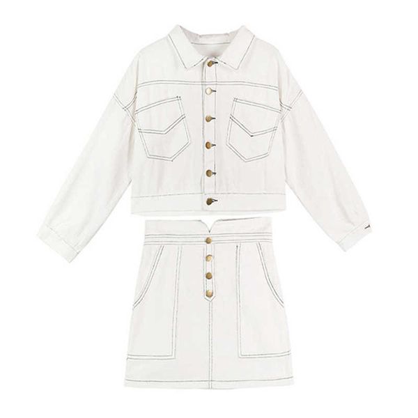 perhaps u women set jeans denim jacket mini skirt solid two pieces set turn down collar black white t0022 210529
perhaps u women set jeans denim jacket mini skirt solid two pieces set turn down collar black white t0022 210529
