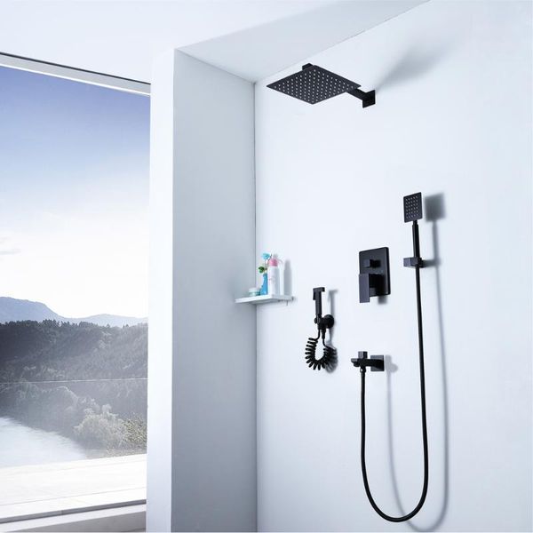 black shower set 304 stainless steel 10 inch rainfall heads bathroom faucets with brass bidet faucet hideep sets
black shower set 304 stainless steel 10 inch rainfall heads bathroom faucets with brass bidet faucet hideep sets