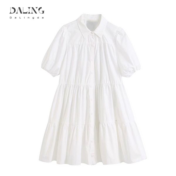 women sweet fashion ruffled white mini dress vintage lapel collar puff sleeve french female dresses chic vestidos mujer 210331, Black;gray
women sweet fashion ruffled white mini dress vintage lapel collar puff sleeve french female dresses chic vestidos mujer 210331, Black;gray