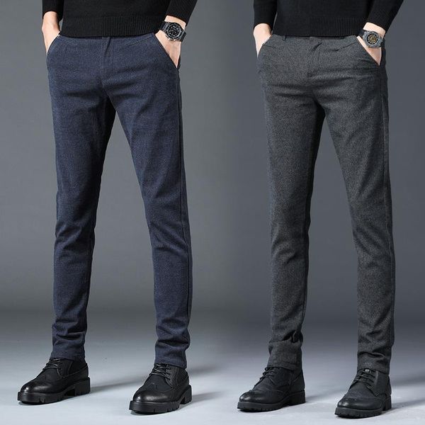 men's pants 2021 spring autumn casual all-match men classic style fashion business slim fit solid color straight trousers, Black
men's pants 2021 spring autumn casual all-match men classic style fashion business slim fit solid color straight trousers, Black