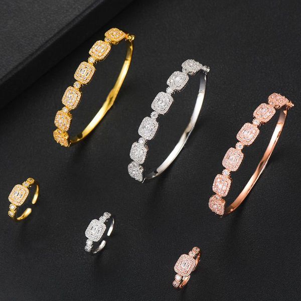 earrings & necklace godki brand trendy 3 colors sweet jewelry set for women african nigerian bangle ring sets bridal wedding party show, Silver
earrings & necklace godki brand trendy 3 colors sweet jewelry set for women african nigerian bangle ring sets bridal wedding party show, Silver