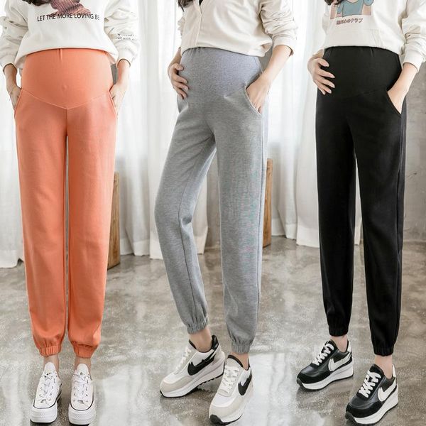 maternity bottoms 910# pants spring autumn solid color casual loose comfy belly support elastic waist sports, White
maternity bottoms 910# pants spring autumn solid color casual loose comfy belly support elastic waist sports, White