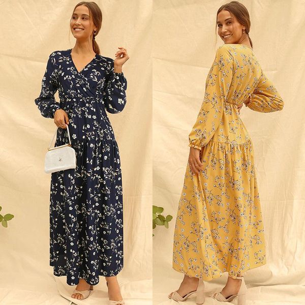 casual dresses 2021 vintage female print midi autumn winter plus size floral long sleeve dress elegant women bodycon party v-neck, Black;gray
casual dresses 2021 vintage female print midi autumn winter plus size floral long sleeve dress elegant women bodycon party v-neck, Black;gray