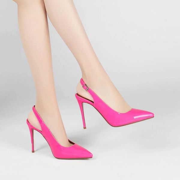 dress shoes nightclub high heeled women's pointed back thin spring and summer large size, Black
dress shoes nightclub high heeled women's pointed back thin spring and summer large size, Black