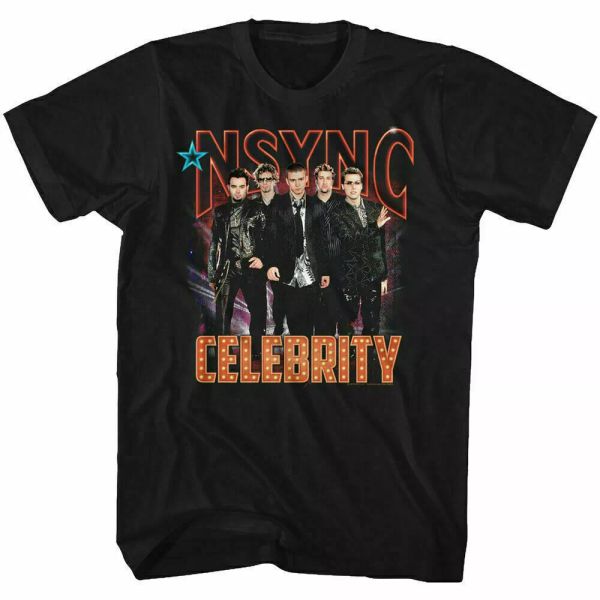 nsync celebrity t shirt mens licensed rock pop music band tee retro new black, White;black
nsync celebrity t shirt mens licensed rock pop music band tee retro new black, White;black