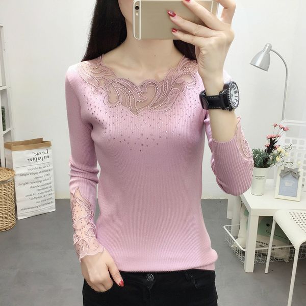 sweater women 2021 autumn lace pullovers sleeves long knitting sweater loose female jumper neck, White;black
sweater women 2021 autumn lace pullovers sleeves long knitting sweater loose female jumper neck, White;black