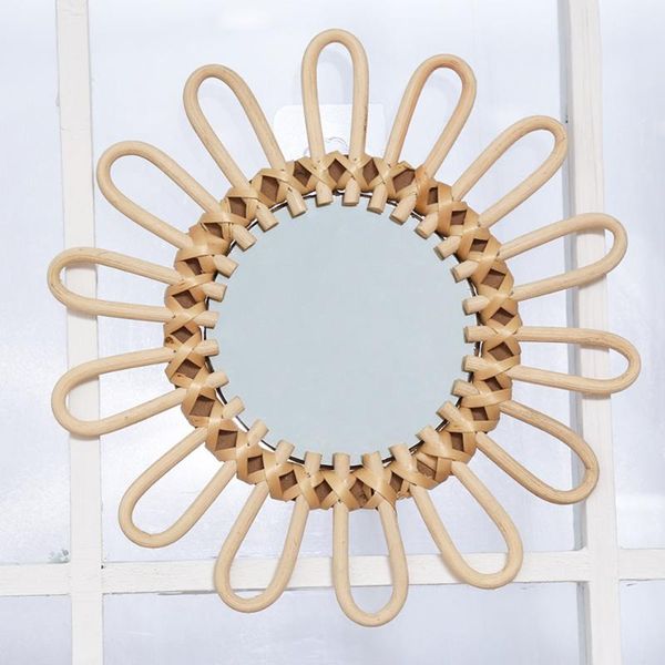 mirrors round makeup mirror, ins rattan innovative art decoration, dressing bathroom wall bedroom decorative mirror
mirrors round makeup mirror, ins rattan innovative art decoration, dressing bathroom wall bedroom decorative mirror
