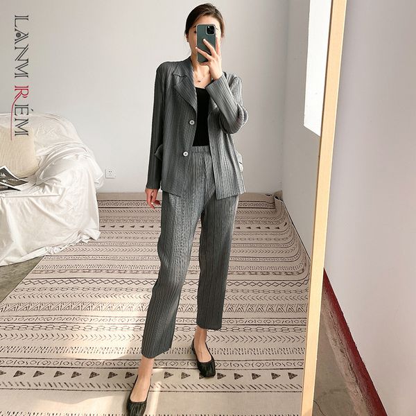 wide leg pants two piece suit notched neck long sleeve black loose fit women fashion spring autumn 2e1974 210507, White
wide leg pants two piece suit notched neck long sleeve black loose fit women fashion spring autumn 2e1974 210507, White