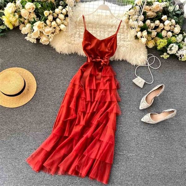 women mesh patchwork dress summer v-neck ruffle party dresses ladies high waist vintage layer long robe vestidos 210525, Black;gray
women mesh patchwork dress summer v-neck ruffle party dresses ladies high waist vintage layer long robe vestidos 210525, Black;gray